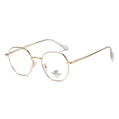 Modes klasisks metāla rāmis datora aizsargbrilles sievietēm vīriešiem pretzilas gaišas brilles biroja augstas izšķirtspējas zilus starus bloķējošas brilles