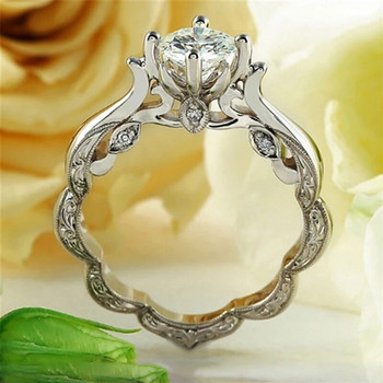 Μόδα Γυναικείο Δαχτυλίδι Κυβικό Κρυστάλλινο Δαχτυλίδι Ζιργκόν για Γυναικείες Βάντες Αρραβώνα Χριστουγεννιάτικο Δώρο Γυναικεία Κοσμήματα Αξεσουάρ