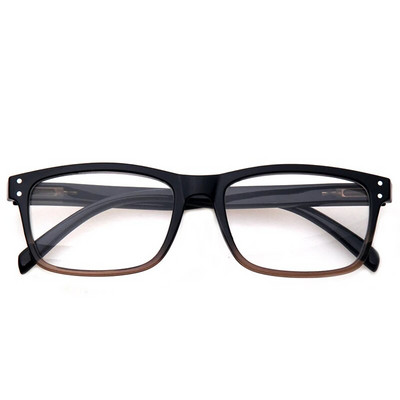 Henotin Lasīšanas brilles vīriešiem un sievietēm Retro Spring Hinge taisnstūra rāmji Kvalitatīvas brilles ietver saules lasītājus