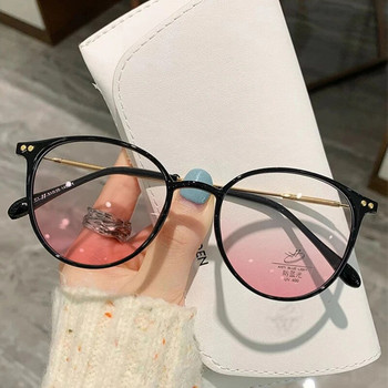 Fashion Gradient Myopia Galsses Ανδρικά Γυναικεία Γυαλιά Γυαλιά Γυαλιά ανάγνωσης με στρογγυλό πλαίσιο Γυαλιά Οπτικά Γυαλιά Διόπτρας 0 έως -4,0