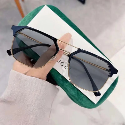 Kültéri színváltó fotokróm szemüvegek Klasszikus mínusz dioptriás szemüvegek férfiaknak Női luxus négyzet alakú rövidlátó szemüvegek