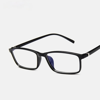 Tavalised läbipaistvad prillid Sinise valgusevastased prillid arvutile Musta ruudu raamiga prillid Sinised blokeerivad prillid võltsprillid