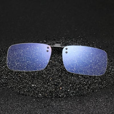 Anti Blue Light Glasses Women Men Clip on Eyeglasses Clear Computer Phone Blue-ray Eyewear Fashion Clip Flip up Glasses