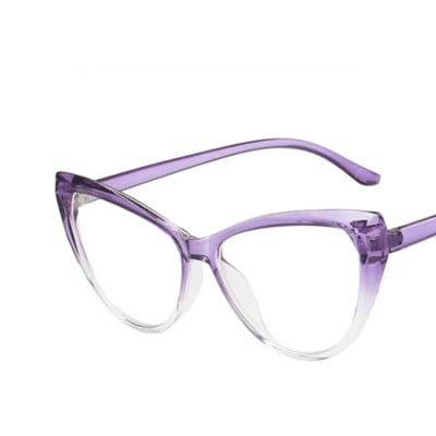 Retra Cat Eye Frame Clear Lens Glasses Simple Myopia Nerd Spectacles Βαθμός -0,5 -1,0 -2,0 -3,0 -4,0 έως -6,0
