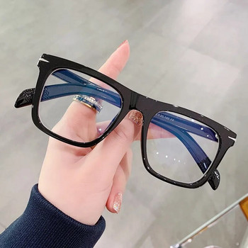 Square Ανδρικά γυαλιά Anti Blue Rays ΝΕΑ Γυναικεία γυαλιά μπλοκαρίσματος μπλε φωτός Clear γυαλιά υπολογιστή μέσα οπτικά γυαλιά οράσεως