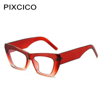 R56897 Цветни снаждащи се очила за четене с диоптрий +50 +150 +300 Lady Fashion Котешко око Градиент на цвета Очила с рецепта
