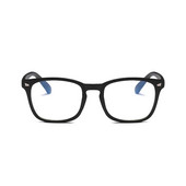 VEGA Eyewear Madingi Anti Blue Ray akiniai be apvado kvadratiniai skaidrūs mėlyni šviesą blokuojantys akiniai moterims vyriški kompiuteriniai akiniai VG294