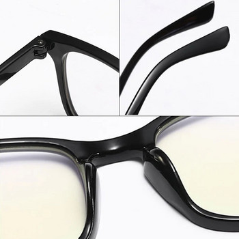 VEGA Eyewear Модерни очила против сини лъчи без рамки Квадратни прозрачни очила, блокиращи синя светлина Жени Мъже Компютърни очила VG294