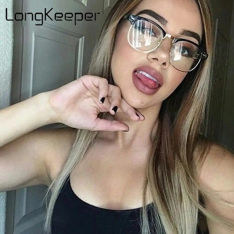 Daļēji bezmalas fotohromas brilles vīriešiem pret zilu gaismu bloķējošas krāsas mainošas brilles datoru brilles Retro sieviešu brilles