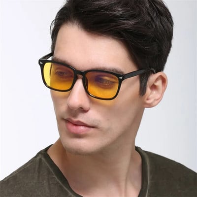 Pretzilas gaismas Brilles Vīrieši Sievietēm Datorspēļu brilles Lielizmēra rāmis Anti UV Anti Blue Rays Brilles A8082
