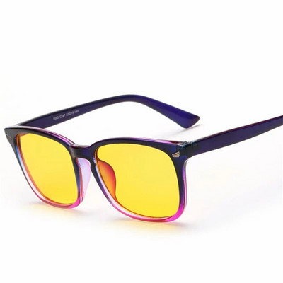 Pretzilas gaismas Brilles Vīrieši Sievietēm Datorspēļu brilles Lielizmēra rāmis Anti UV Anti Blue Rays Brilles A8082