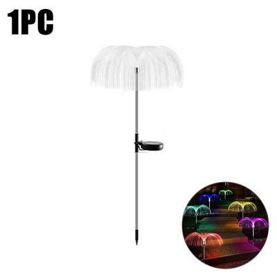 Saulės šviesos diodų šviestuvai lauko vandeniui atsparūs saulės energijai medūzos sodo dekoras vejos tako lemputė 7 keičianti spalvą