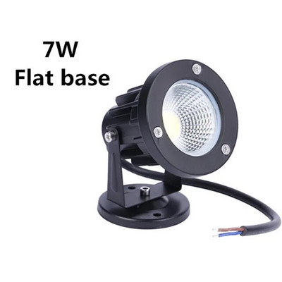 COB āra dārza gaisma LED zāliena lampas smaile 10W 7W 5W 3W ūdensnecaurlaidīga spuldze 220V 110V 12V ainava IP65 ceļa prožektors