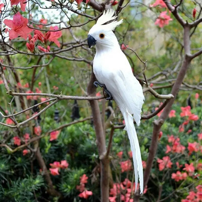 6 spalvos 25cm Imitacija Papūgos Paukščiai Dirbtinės papūgos Namų sodo kiemo apdaila