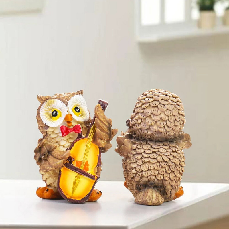 Lāzera roku darbs grebšanas karikatūra Jauka čella vijole Pūce Mūzikas izpildījums Amatniecības ornaments Papīra svara figūriņas Kāzu mājas dekors