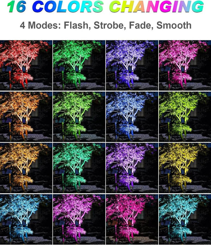 Nemokamas pristatymas IP65 lauko LED palaidotas taškinis šviestuvas RGBW smaigalys prožektorius 12V 110V 220V kalėdinė lemputė sodo apšvietimui