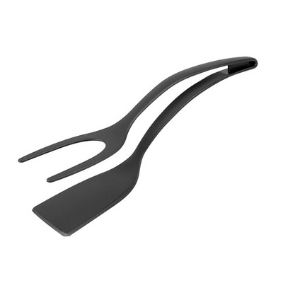 2 viename Grip Apverčiamos žnyplės Kiaušinių Žnyplės Prancūziškos skrebučio blynų kiaušinių gnybtas Omleto suktukai Virimo žnyplės Įtaisai Virtuvės priedai