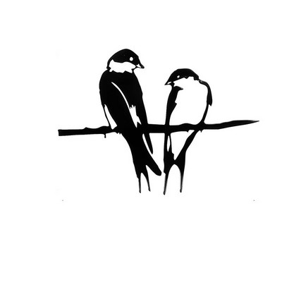 Metalna umjetnička ptica Hummingbird za vaše dvorište ili stablo Metalna umjetnička simulacija Siluete ptica Ornament Vrtni ukras