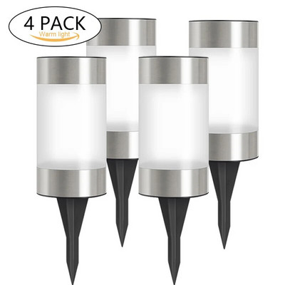 Lauko LED saulės šviestuvai Sodo šviestuvai Saulės LED vejos lempos Gatvės apšvietimas sodo dekoravimui Saulės energija varomi takų žibintai