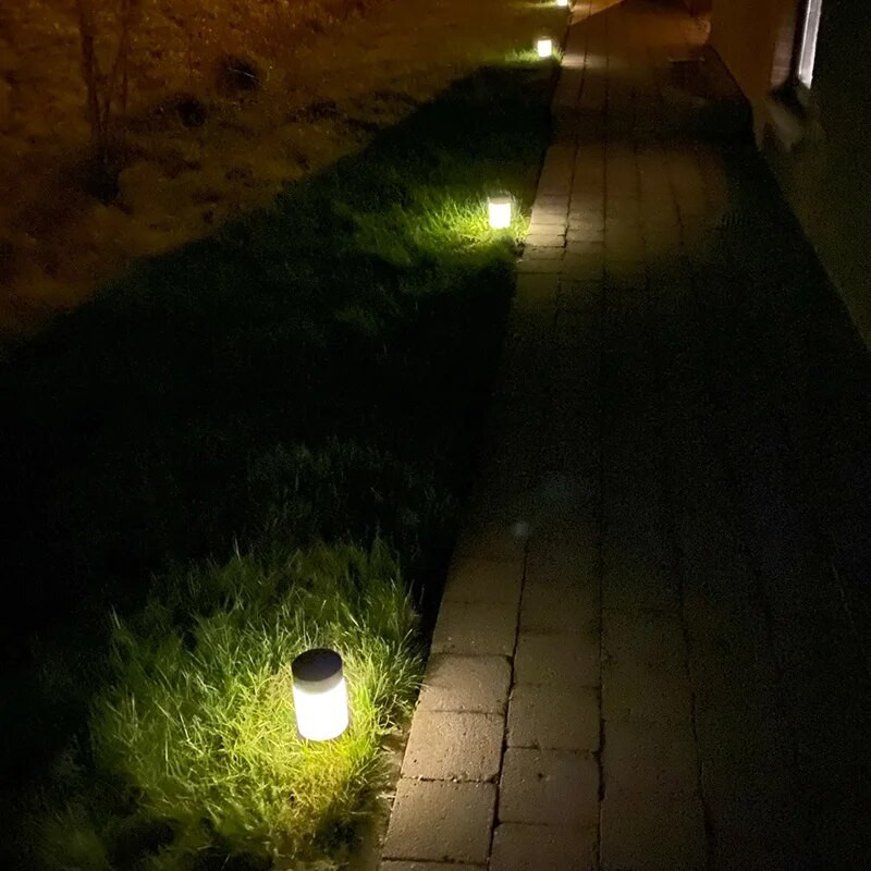 Lauko LED saulės šviestuvai Sodo šviestuvai Saulės LED vejos lempos Gatvės apšvietimas sodo dekoravimui Saulės energija varomi takų žibintai