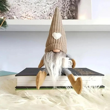 1бр, сладка плюшена кукла Gnome кафе - перфектна декорация за дома и подарък за деня на майката, декорация за дома, декорация за стая