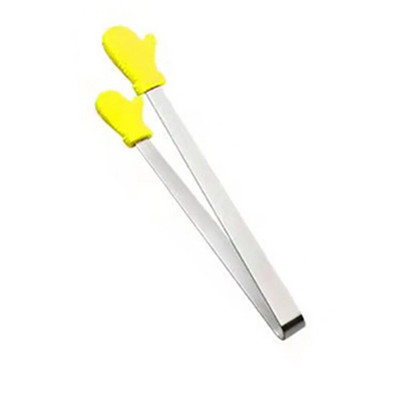 Kūrybingos mažos delninės silikoninės maisto žnyplės nerūdijančio plieno ledo segtukas mini desertas, saldainiai su ledukais, maisto indai BBQ spaustukai pasidaryk pats virtuvės įrankiai