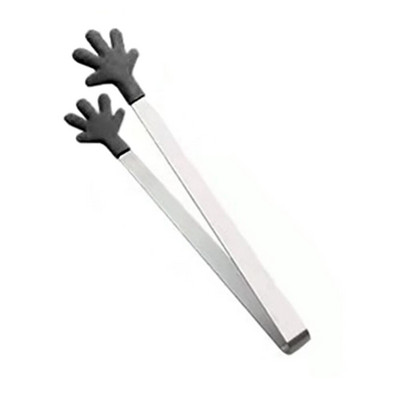 Kūrybingos mažos delninės silikoninės maisto žnyplės nerūdijančio plieno ledo segtukas mini desertas, saldainiai su ledukais, maisto indai BBQ spaustukai pasidaryk pats virtuvės įrankiai