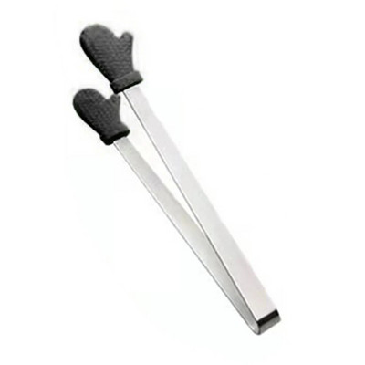 Kūrybingos mažos delninės silikoninės maisto žnyplės nerūdijančio plieno ledo segtukas mini desertas, saldainiai su ledukais, maisto indai BBQ spaustukai pasidaryk pats virtuvės įrankiai