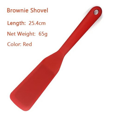 1vnt Nelipnus silikoninis nailonas maisto gaminimo įrankiai virtuvės šaukštai mentele Kastuvas Šepetys Spalvoti vaivorykštės virtuvės reikmenys virtuvės reikmenys