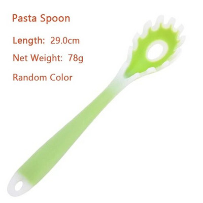 1vnt Nelipnus silikoninis nailonas maisto gaminimo įrankiai virtuvės šaukštai mentele Kastuvas Šepetys Spalvoti vaivorykštės virtuvės reikmenys virtuvės reikmenys