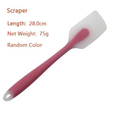 1vnt Nelipnus silikoninis nailonas maisto gaminimo įrankiai virtuvės šaukštai mentele Kastuvas Šepetys Spalvoti vaivorykštės virtuvės reikmenys virtuvės reikmenys