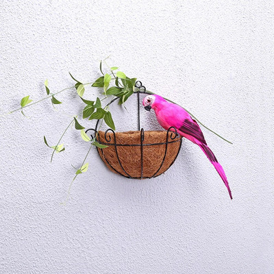 25/35 cm ar rokām darināta simulācija papagailis radoša spalva zāliena figūriņa ornaments dzīvnieks putns dārzs putnu rekvizīts miniatūras dekors