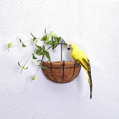 25/35 cm ar rokām darināta simulācija papagailis radoša spalva zāliena figūriņa ornaments dzīvnieks putns dārzs putnu rekvizīts miniatūras dekors