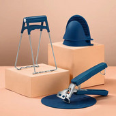 Αντιζευκτικός νάρθηκας Take Bowl Κλιπ υψηλής θερμοκρασίας Αντιολισθητικό μπολ από ανοξείδωτο ατσάλι Κλιπ πλάκας αξεσουάρ κουζίνας