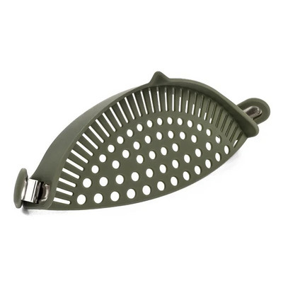 Silikoninis kanalizatorius Maisto nusausinimas Krepšelis Makaronai Daržovės Vandens nutekėjimas Baffle Drainer Įtaisai Priedai Maisto gaminimas Virtuvės įrankiai