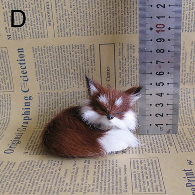 Mini simulācijas vāveres plīša dzīvnieku rotājumi Ziemassvētku galda rotājumi bērniem dzimšanas dienas dāvana Jauka vāvere Miniatūra Amatniecība