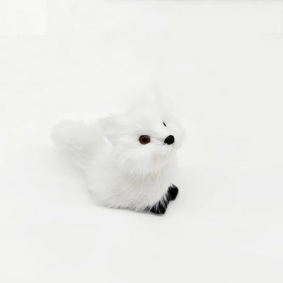 Mini simulācijas vāveres plīša dzīvnieku rotājumi Ziemassvētku galda rotājumi bērniem dzimšanas dienas dāvana Jauka vāvere Miniatūra Amatniecība