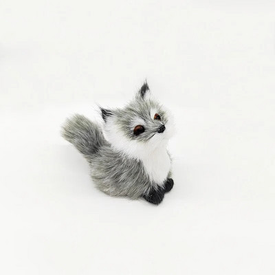 Mini simulācijas vāveres plīša dzīvnieku rotājumi Ziemassvētku galda rotājumi bērniem dzimšanas dienas dāvana Jauka vāvere Miniatūra Amatniecība