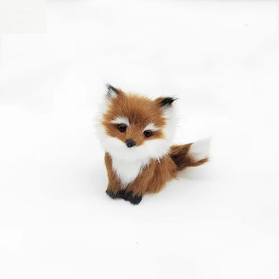 Mini simulācijas vāveres plīša dzīvnieku rotājumi Ziemassvētku galda rotājumi bērniem dzimšanas dienas dāvana Jauka vāvere Miniatūra Amatniecība