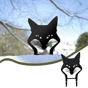 Ακρυλική Διακόσμηση Εξωτερικού Κήπου Εστιατόριο Κρεμαστό γλυπτό παράθυρο τοίχου Ζώο συλλογή εικόνων μαύρης γάτας Δώρο