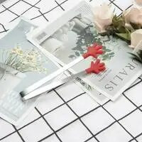 Loomingulised roostevabast terasest toidutangid jääklambrid kommide BBQ magustoit libisemiskindlad tangid teekomplekt Toidu serveerimisnõu Köögibaari tarvik