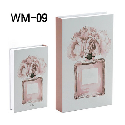 Luksusa viltotu grāmatu glabāšanas kaste Livre Dekorācija Luksusa dzīvojamās istabas apdare Estētiska kafijas galdiņa grāmatas Mājas rotājumi