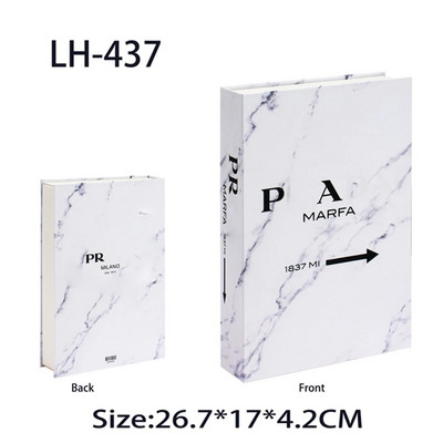 Luksusa viltotu grāmatu glabāšanas kaste Livre Dekorācija Luksusa dzīvojamās istabas apdare Estētiska kafijas galdiņa grāmatas Mājas rotājumi