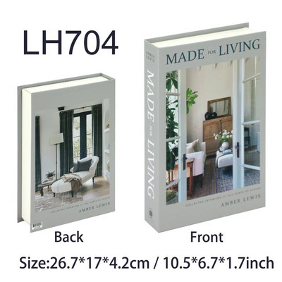 Luksusa viltotu grāmatu glabāšanas kaste Livre Dekorācija Luksusa dzīvojamās istabas apdare Estētiska kafijas galdiņa grāmatas Mājas rotājumi