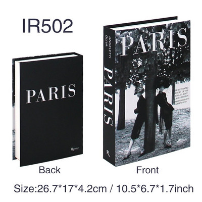 Luksusa viltotu grāmatu glabāšanas kaste Livre Dekorācija Luksusa dzīvojamās istabas apdare Estētiska kafijas galdiņa grāmatas Mājas rotājumi