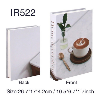 Luksusa viltotu grāmatu glabāšanas kaste Livre Dekorācija Luksusa dzīvojamās istabas apdare Estētiska kafijas galdiņa grāmatas Mājas rotājumi