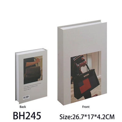 Luksusa viltotu grāmatu glabāšanas kaste Livre Dekorācija Luksusa dzīvojamās istabas apdare Estētiska kafijas galdiņa grāmatas Mājas rotājumi