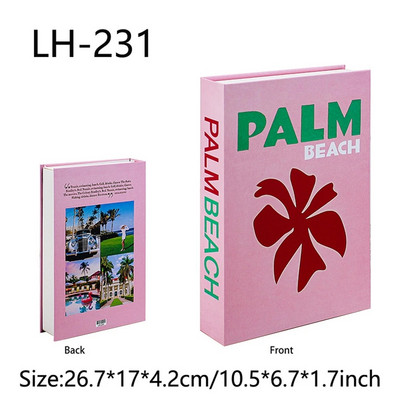 Luksusa viltotu grāmatu glabāšanas kaste Livre Dekorācija Luksusa dzīvojamās istabas apdare Estētiska kafijas galdiņa grāmatas Mājas rotājumi