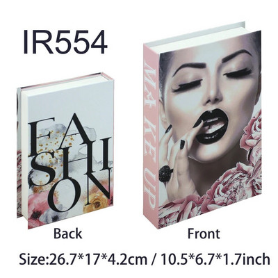 Luksusa viltotu grāmatu glabāšanas kaste Livre Dekorācija Luksusa dzīvojamās istabas apdare Estētiska kafijas galdiņa grāmatas Mājas rotājumi