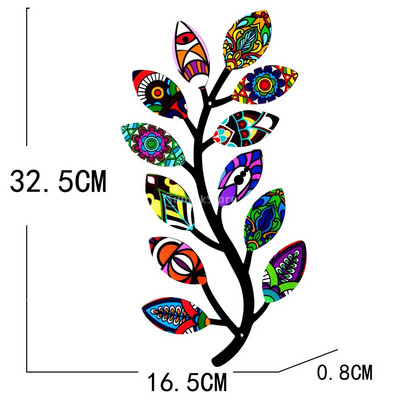 Metallist puuoks seinakaunistus Rauast kunsti ornament magamistoa jaoks siseõue siseõue jaoks Dekoratiivne seinakaunistused akna kunstiteosed rippuvad